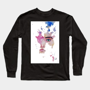 Halface Long Sleeve T-Shirt